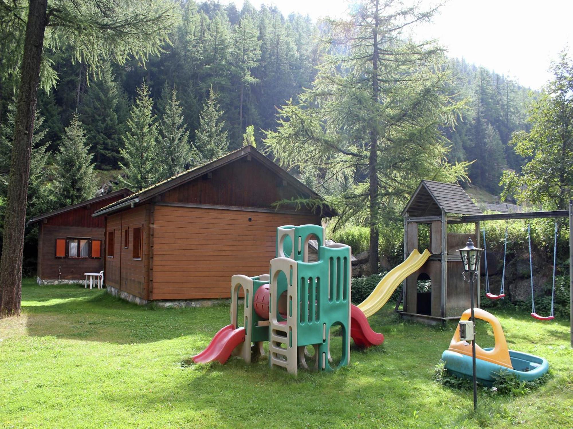 Modern Chalet In Saas Balen With Garden Exterior photo