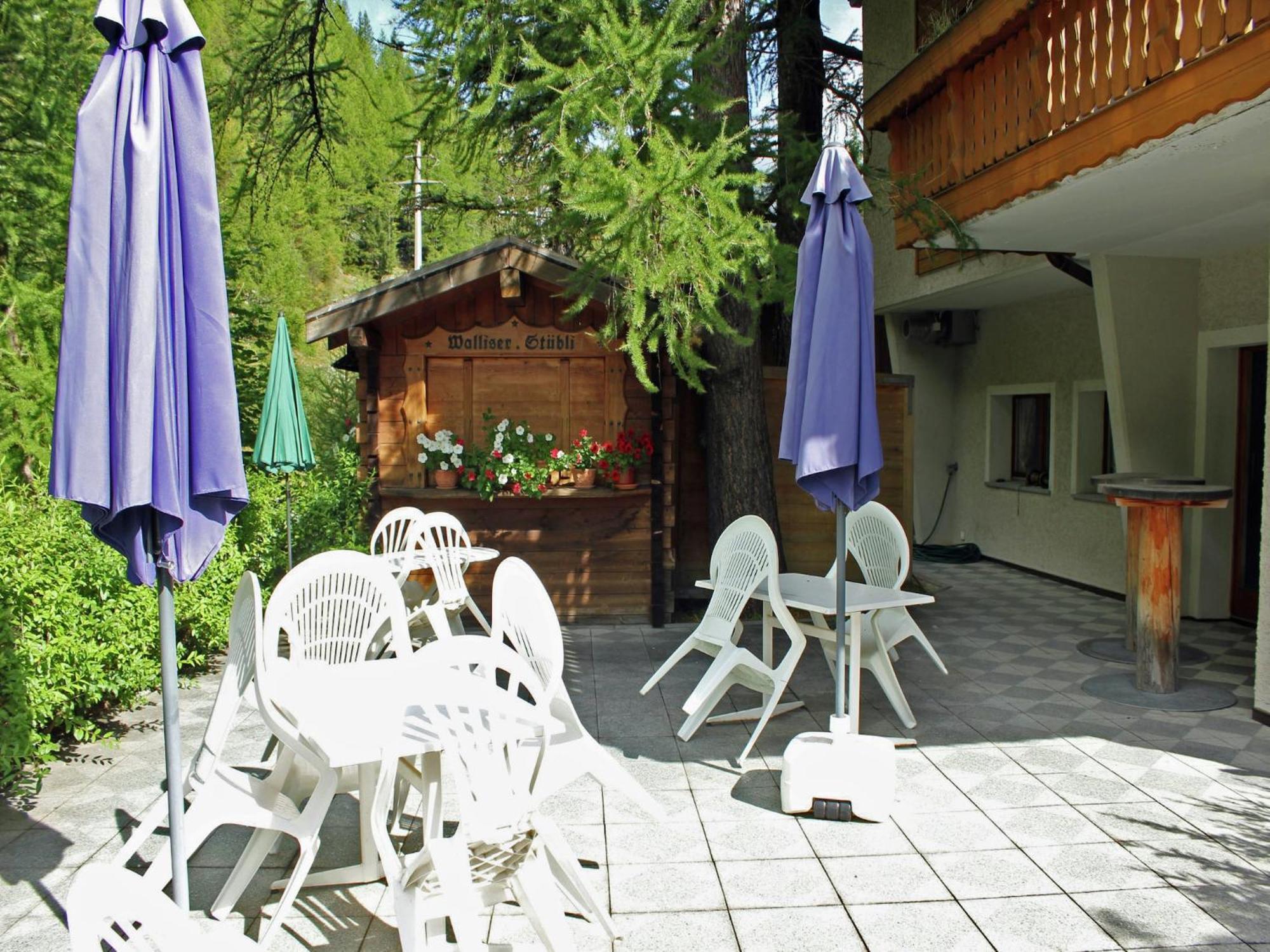Modern Chalet In Saas Balen With Garden Exterior photo